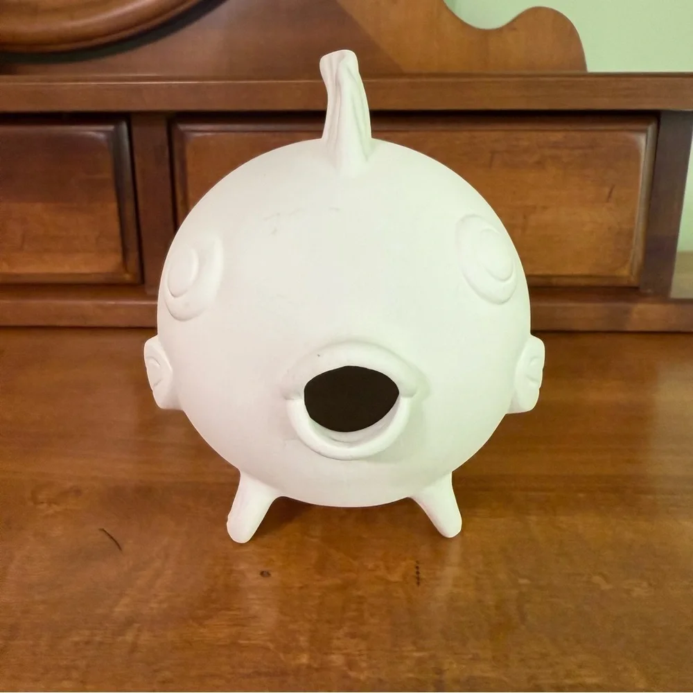 Ceramic Fish bisque unpainted crafts nautical large‎ 8 inches